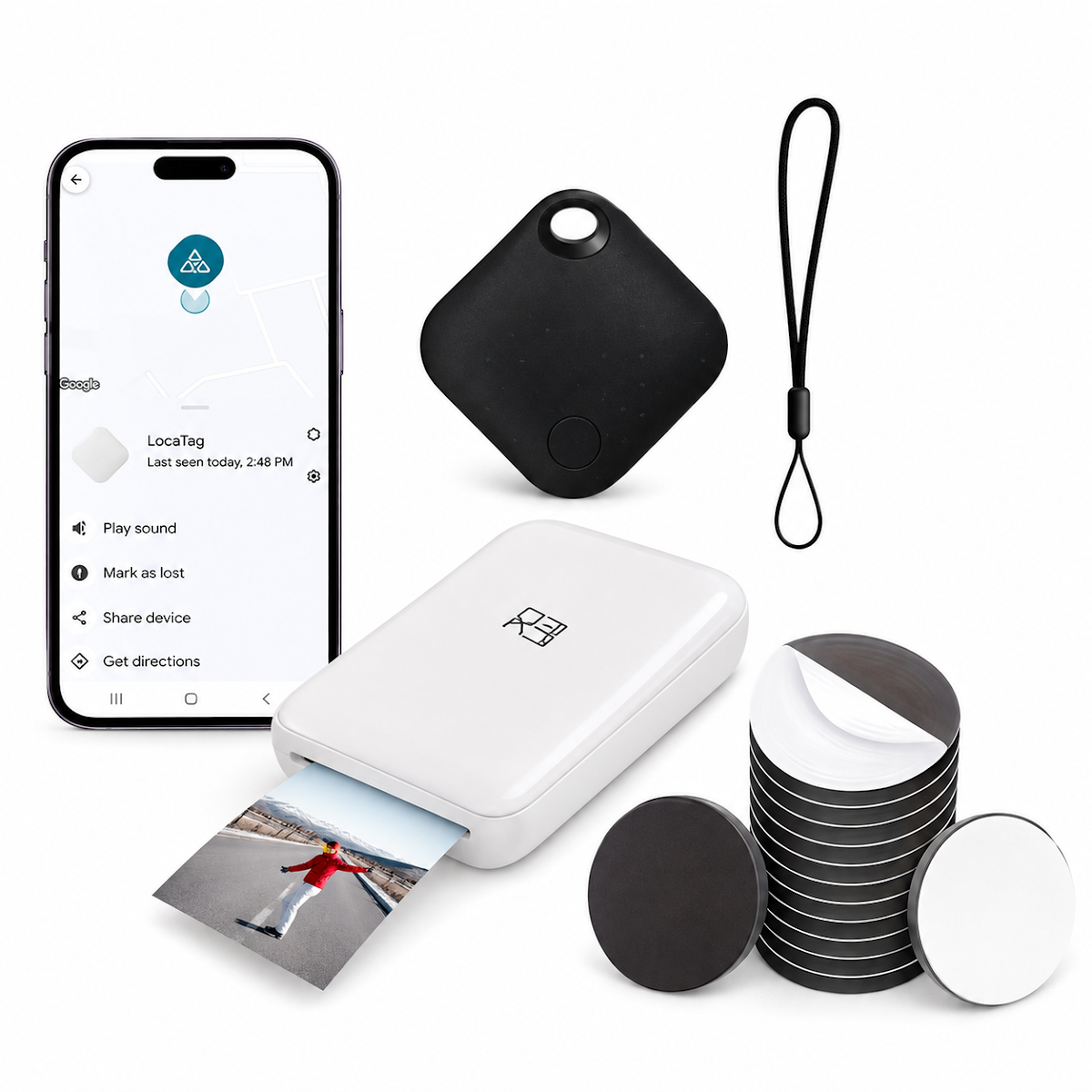 Şəkil çap aparatı + Air Tag + Foto maqnit - Travellab Shop